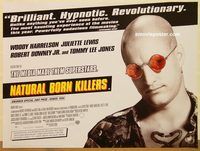 d468 NATURAL BORN KILLERS British quad movie poster '94 Oliver Stone