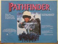 d478 PATHFINDER British quad movie poster '87 Nils Gaup, Norwegian!