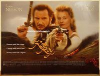 d493 ROB ROY #1 British quad movie poster '95 Liam Neeson, Lange