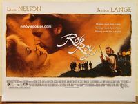 d492 ROB ROY #2 British quad movie poster '95 Liam Neeson, Lange