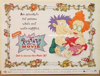 d495 RUGRATS MOVIE British quad movie poster '98 Nickelodeon cartoon!
