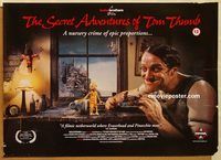 d498 SECRET ADVENTURES OF TOM THUMB British quad movie poster '93