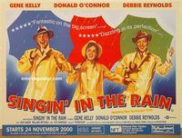 d503 SINGIN' IN THE RAIN advance British quad movie poster R2000 Kelly
