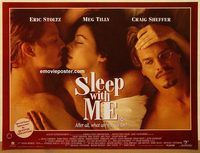 d505 SLEEP WITH ME British quad movie poster '94 Meg Tilly, Stoltz