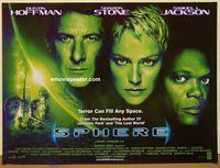 d510 SPHERE British quad movie poster '98 Dustin Hoffman, Sharon Stone