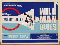 d543 WILD MAN BLUES British quad movie poster '97 Woody Allen