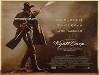d548 WYATT EARP British quad movie poster '94 Kevin Costner, Quaid