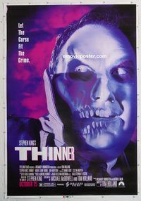 d345 THINNER bus stop movie poster '96 Stephen King, horror!