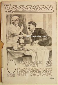 d087 FABLE OF THE STATESMAN WHO DIDN'T MAKE GOOD one-sheet movie poster '15