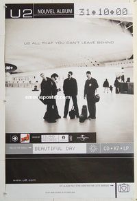 d114 U2 ALL THAT YOU CAN'T LEAVE BEHIND French movie poster '00 rock!