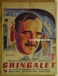 d109 GRINGALET French movie poster '46 Charles Vanel, French