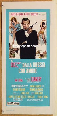 d229 FROM RUSSIA WITH LOVE Italian locandina movie poster R70s Bond