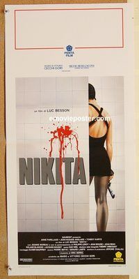 d238 LA FEMME NIKITA Italian locandina movie poster '90 Luc Besson