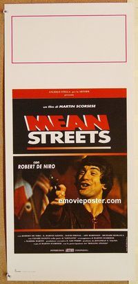 d241 MEAN STREETS Italian locandina movie poster R80s Robert De Niro, Keitel