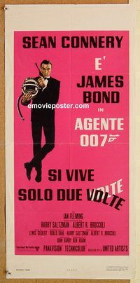 d253 YOU ONLY LIVE TWICE Italian locandina movie poster R70s Connery