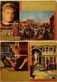 d270 FALL OF THE ROMAN EMPIRE 2 Italian photobusta movie posters '64