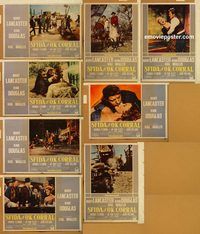 d275 GUNFIGHT AT THE OK CORRAL 8 Italian photobusta movie posters '57