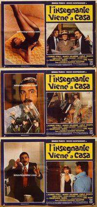 d285 L'INSEGNANTE VIENE A CASA 3 Italian photobusta movie posters '79