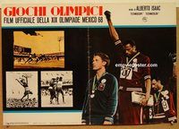 d291 OLYMPICS IN MEXICO Italian photobusta movie poster '69 Isaac