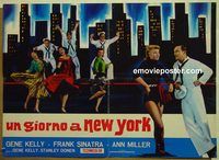 d292 ON THE TOWN 26x37 Italian photobusta movie poster R64 Kelly