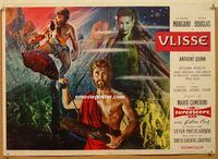 d307 ULYSSES Italian photobusta movie poster '55 Kirk Douglas