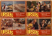 d308 URSUS IN THE VALLEY OF LIONS 4 Italian photobusta movie posters '61