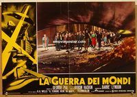 d310 WAR OF THE WORLDS Italian photobusta movie poster R70s Barry