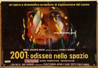 d254 2001 A SPACE ODYSSEY Italian photobusta movie poster '68 Dullea