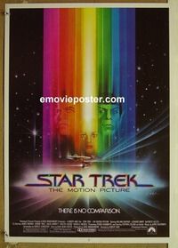 d098 STAR TREK special movie poster '79 Shatner, Bob Peak art!