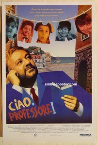 e098 CIAO PROFESSORE one-sheet movie poster '92 Lina Wertmuller, Italian!