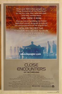 e105 CLOSE ENCOUNTERS OF THE 3rd KIND S.E. 1sh '80 Spielberg's classic with new scenes!