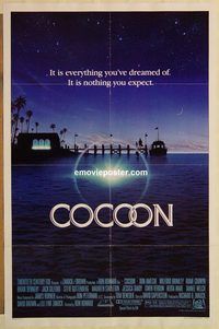 e106 COCOON one-sheet movie poster '85 Ron Howard, Don Ameche