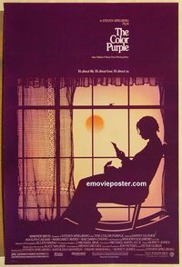 e109 COLOR PURPLE one-sheet movie poster '85 Steven Spielberg, Glover