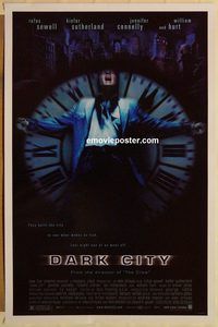 e122 DARK CITY one-sheet movie poster '97 Kiefer Sutherland, Connelly