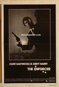e167 ENFORCER one-sheet movie poster '77 Clint Eastwood, classic!