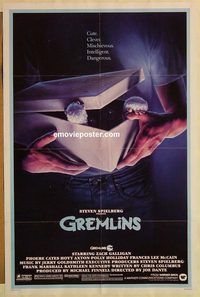 e233 GREMLINS one-sheet movie poster '84 Joe Dante, Phoebe Cates