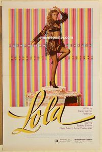 e342 LOLA one-sheet movie poster '82 Werner Fassbinder, Sukowa