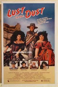 e352 LUST IN THE DUST one-sheet movie poster '84 Divine, Tab Hunter