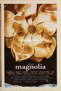 e358 MAGNOLIA DS advance one-sheet movie poster '99 Tom Cruise, Moore