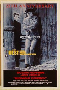 e378 MIDNIGHT COWBOY DS one-sheet movie poster R94 Dustin Hoffman, Jon Voight