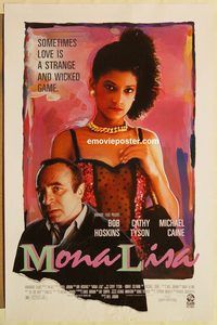 e384 MONA LISA one-sheet movie poster '86 Neil Jordan, Bob Hoskins