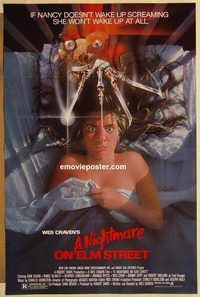 e408 NIGHTMARE ON ELM STREET one-sheet movie poster '84 Wes Craven classic!