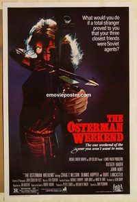 e420 OSTERMAN WEEKEND one-sheet movie poster '83 Sam Peckinpah, conspiracy!