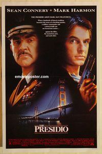 e447 PRESIDIO one-sheet movie poster '88 Sean Connery, Mark Harmon
