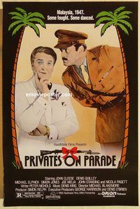 e452 PRIVATES ON PARADE one-sheet movie poster '81 John Cleese