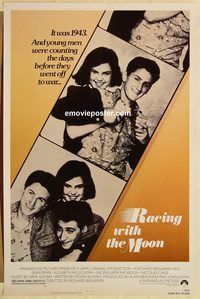 e457 RACING WITH THE MOON one-sheet movie poster '84 Penn, Nicholas Cage