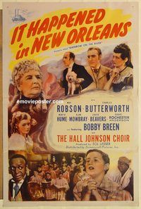 e462 RAINBOW ON THE RIVER one-sheet movie poster R46 Bobby Breen