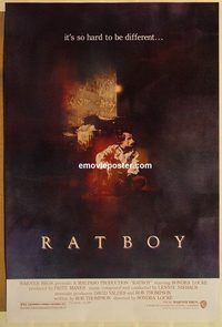 e466 RATBOY one-sheet movie poster '86 Sondra Locke, Sharon Baird