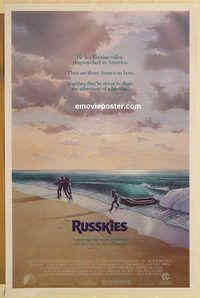e492 RUSSKIES one-sheet movie poster '87 Joaquin Phoenix, Whip Hubley