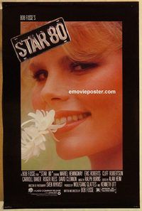 e546 STAR 80 one-sheet movie poster '83 Mariel Hemingway, Bob Fosse